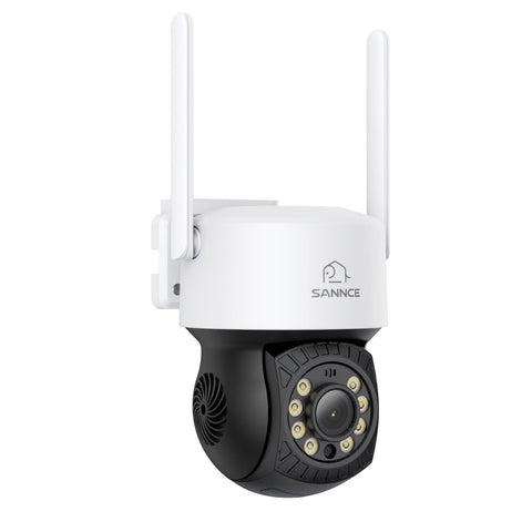 5MP 16-Kanal WLAN Überwachungssystem mit 8MP NVR, PT WiFi Kameras, KI-Personenerkennung, Audio, Alexa (6x PT + 2x Dual-Lens)