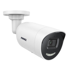 ANNKE C800X - 4K Outdoor PoE Security Camera, 1/1.8'' BSI Sensor, f/1.6 Aperture (0.003 Lux), Siren & Strobe Alarm, Two-Way Audio, Human & Vehicle Detection, Perimeter Protection, Works with Alexa, All-Metal Housing