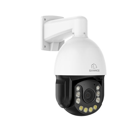 4K 8MP Outdoor PTZ PoE Sicherheitskamera – 20-facher optischer Zoom, KI-Menschen- & Fahrzeugerkennung, Smart Tracking, Zwei-Wege-Audio, ONVIF, IP66 wasserdicht