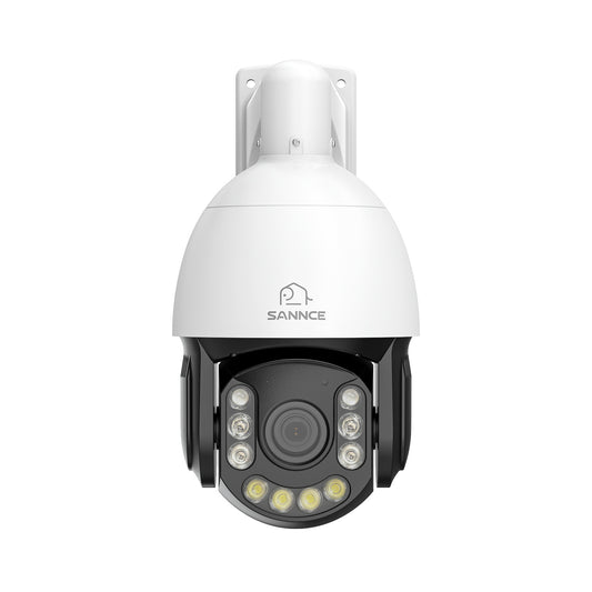 4K 8MP Outdoor PTZ PoE Sicherheitskamera – 20-facher optischer Zoom, KI-Menschen- & Fahrzeugerkennung, Smart Tracking, Zwei-Wege-Audio, ONVIF, IP66 wasserdicht