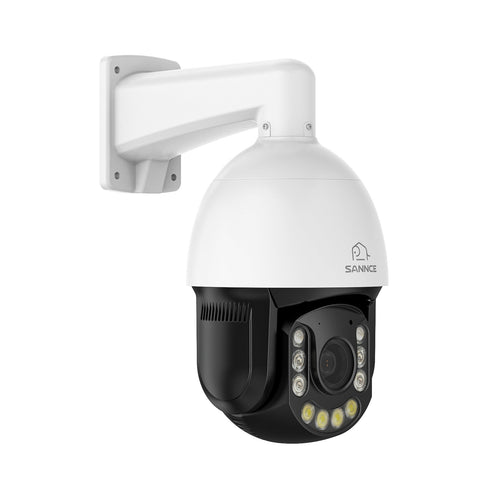 4K 8-Channel PoE Security NVR System with 5PCS 8MP 20X PTZ Camera, Auto Tracking, Two-Way Audio, Color Night Vision