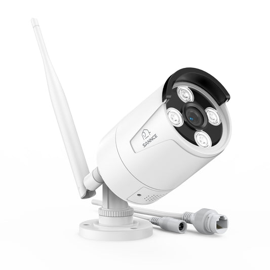 4K 16-Kanal-Kabelloses Sicherheitskamerasystem, 8MP NVR, 8MP WiFi IP-Kamera, Zweiwege-Audio, IP66 wasserdicht, intelligente KI-Menschenerkennung, funktioniert mit Alexa