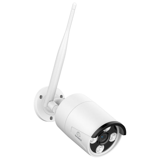3MP 16-Kanal Kabelloses CCTV-Überwachungssystem mit PT- & Bullet-Kameras, 8MP NVR, 3MP WLAN-IP-Kamera, Gegensprechfunktion, IP66 Wasserdicht, Smarte KI-Personenerkennung, Kompatibel mit Alexa