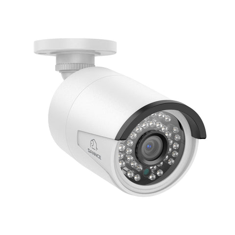 4K 8-Kanal PoE Überwachungssystem mit 7X 8MP Kameras, 1X 20X PTZ + 6X Bullet IP Kameras, Auto-Tracking, Gegensprechfunktion & Nachtsicht