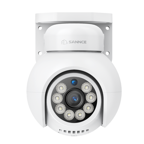 4K 8-Kanal PoE Überwachungssystem mit 7X 8MP Kameras, 1X 20X PTZ + 4X Bullet + 2X PT IP Kameras, Auto-Tracking, Gegensprechfunktion & Nachtsicht