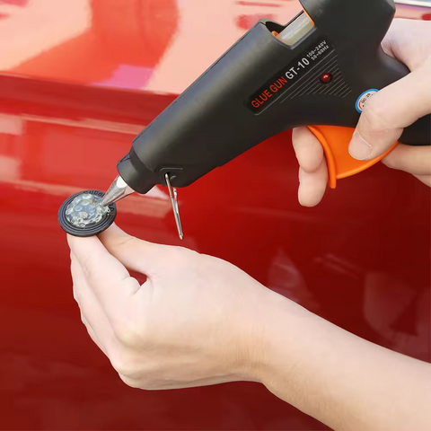Professionelles Lackfreie Dellen Reparaturset für Autos - Einfache Karosserie Dellen Entfernung und Reparatur Werkzeuge - Dellen Ziehset mit Entferner Kits