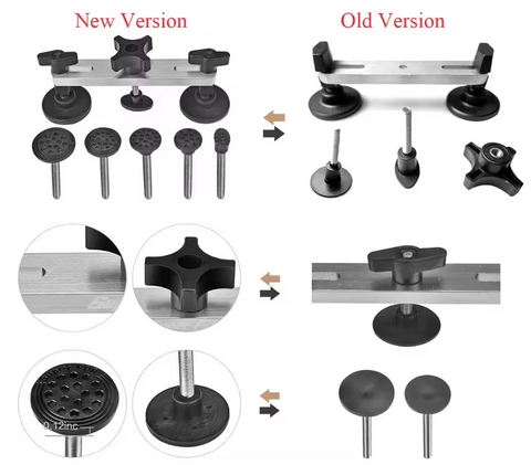 Hochwertige Car Dent Removal Kit Powerfully Pops Car Dents Paintless Dent Repair Kit mit Brücke Puller