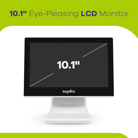 10-Kanal Wireless PT Sicherheitskamerasystem, 5MP NVR mit 10.1'' LCD Monitor, schwenk- und neigbare IP-Kameras, AI Human Detection, Fernzugriff, Smart Motion Alerts, Arbeit mit Alexa