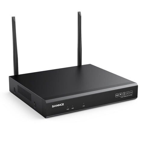 SANNCE 8MP 10-Kanal Wireless NVR, 8MP NVR, Audioaufnahme, AI-Personenerkennung, Kompatibel mit Alexa