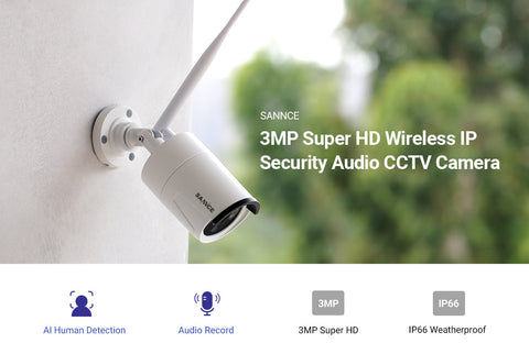 10-Kanal Wireless PT Sicherheitskamerasystem, 5MP NVR mit 10.1'' LCD Monitor, schwenk- und neigbare IP-Kameras, AI Human Detection, Fernzugriff, Smart Motion Alerts, Zusammenarbeit mit Alexa