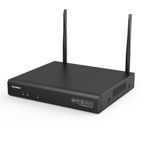 SANNCE 8MP 10-Kanal Wireless NVR, 8MP NVR, Audioaufnahme, AI-Personenerkennung, Kompatibel mit Alexa