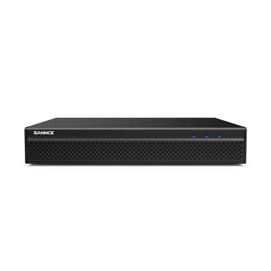 4K 8-Kanal PoE NVR, bis zu 10 Kanal (8 x PoE Kameras + 2 x WLAN IP Kameras), Audio-Aufnahme,ONVIF Unterstützung