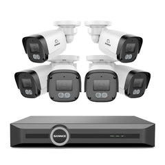 3MP 8-Kanal-PoE-Sicherheitssystem, 6MP NVR, S+265., intelligente Bewegungserkennung, intelligente Wiedergabe, intelligente Benachrichtigung mit angehängtem Bild