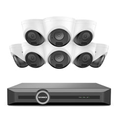 3MP 8-Kanal-PoE-Sicherheitssystem, 6MP NVR, S+265., intelligente Bewegungserkennung, intelligente Wiedergabe, intelligente Benachrichtigung mit angehängtem Bild