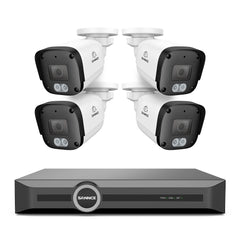 3MP 8-Kanal-PoE-Sicherheitssystem, 6MP NVR, S+265., intelligente Bewegungserkennung, intelligente Wiedergabe, intelligente Benachrichtigung mit angehängtem Bild