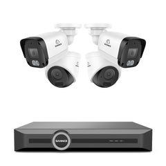 5MP 8-Kanal-PoE-Sicherheitssystem, 6MP-NVR, S+265, Erkennung von Personen und Fahrzeugen, Intelligente Wiedergabe, Intelligente Benachrichtigung mit angehängtem Bild