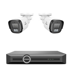 5MP 8-Kanal-PoE-Sicherheitssystem, 6MP NVR, S+265., Personen- und Fahrzeugerkennung, intelligente Wiedergabe, intelligente Benachrichtigung mit angehängtem Bild