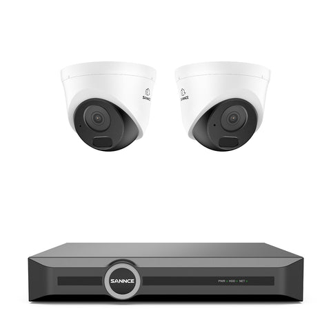3MP 8-Kanal-PoE-Sicherheitssystem, 6MP NVR, S+265., intelligente Bewegungserkennung, intelligente Wiedergabe, intelligente Benachrichtigung mit angehängtem Bild
