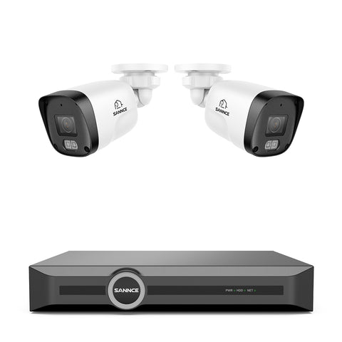 3MP 8-Kanal-PoE-Sicherheitssystem, 6MP NVR, S+265., intelligente Bewegungserkennung, intelligente Wiedergabe, intelligente Benachrichtigung mit angehängtem Bild