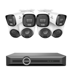 3MP 8-Kanal-PoE-Sicherheitssystem, 6MP NVR, S+265., intelligente Bewegungserkennung, intelligente Wiedergabe, intelligente Benachrichtigung mit angehängtem Bild