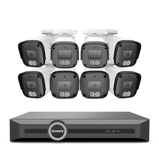 FW800 – 4K PoE-Sicherheitskamerasystem mit Audio, KI-Erkennung, Weitwinkelobjektiv, Dual-Light-Farbnachtsicht und IP67-Wasserschutz