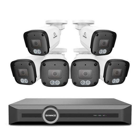 FW800 – 4K PoE-Sicherheitskamerasystem mit Audio, S+265-Komprimierung, KI-Erkennung, Dual-Light-Farbnachtsicht und IP67-Wasserschutz