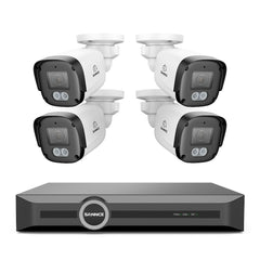 FW800 – 4K PoE-Bullet‑Sicherheitskamerasystem mit KI-Erkennung, Dual-Light-Farbnachtsicht, Zwei-Wege-Audio und IP67-Wasserschutz