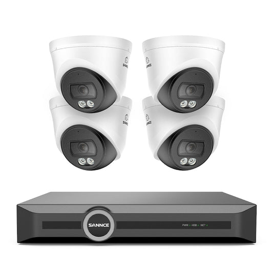 WD800 – 4K PoE-Sicherheitskamerasystem mit Audio, KI-Erkennung, Dual-Light-Farbnachtsicht und IP67-Wasserschutz