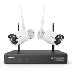 5MP 16-Kanal-Kabelloses Sicherheitskamerasystem, 8MP NVR, 5MP WiFi IP-Kamera, Zweiwege-Audio, IP66 wasserdicht, intelligente KI-Menschenerkennung, funktioniert mit Alexa