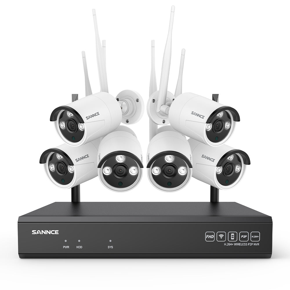 5MP 16-Kanal-Kabelloses Sicherheitskamerasystem, 8MP NVR, 5MP WiFi IP-Kamera, Zweiwege-Audio, IP66 wasserdicht, intelligente KI-Menschenerkennung, funktioniert mit Alexa