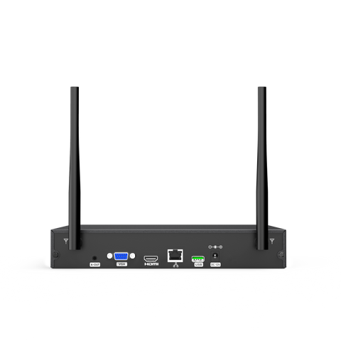 5MP 16-Kanal WLAN-Überwachungssystem mit 8MP NVR, KI-Personenerkennung, Alexa (1×4MP Dual-Objektiv + 6×3MP Kameras)
