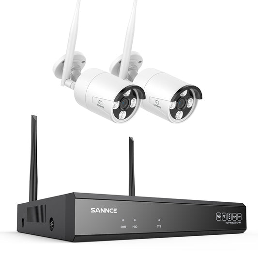 4K 16-Kanal-Kabelloses Sicherheitskamerasystem, 8MP NVR, 8MP WiFi IP-Kamera, Zweiwege-Audio, IP66 wasserdicht, intelligente KI-Menschenerkennung, funktioniert mit Alexa