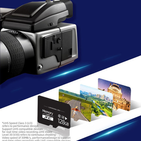 SANNCE 128GB Micro-SD-Karte, High-Speed, wasserdicht, kompatibel mit Überwachungskamera, Smartphone, Drohne, Dashcam, Tablet & PC