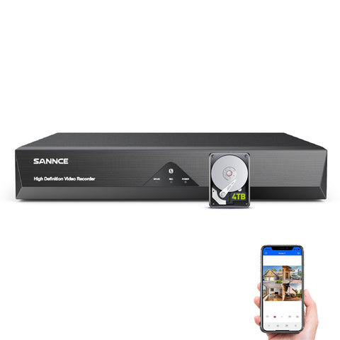 Zertifiziert überholt 1080P 16-Channel Security DVR Hybrid 5-in-1 Video Recorder For CCTV Camera, Advanced Motion Detection Technology