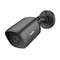 Zertifiziert generalüberholt 5MP Full HD Bullet Überwachungskamera, kabelgebunden, Rund-um-die-Uhr-Überwachung, 100ft Nachtsicht, IP66 Wasserdicht, Schwarz