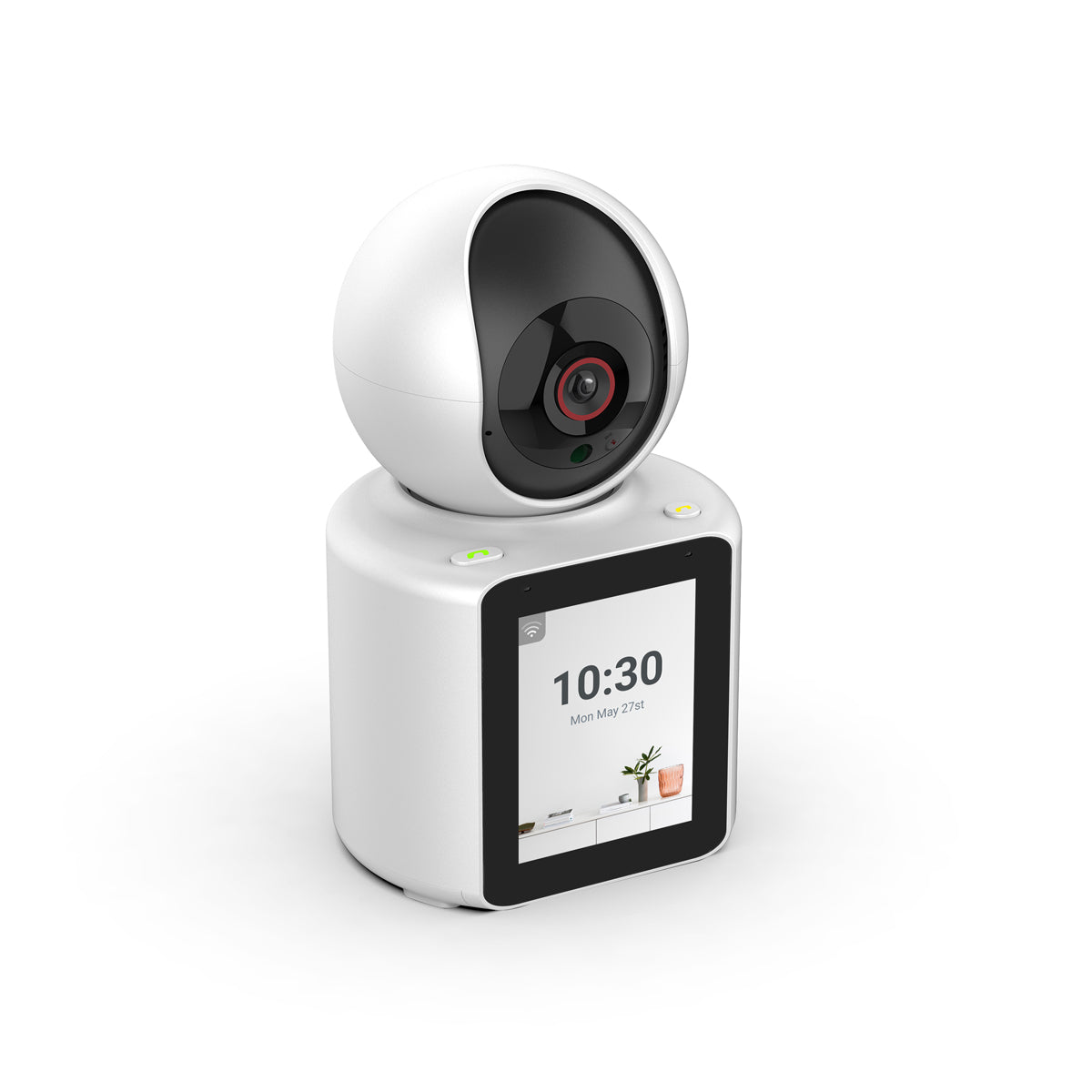 1080p IP Kamera, 2,8" Bildschirm, 360° Blickwinkel, 2-Wege-Audio, Nachtsicht, Bewegungserkennung, Cloud & SD Speicher. Perfekt Für Babys, Kinder, Ältere Und Haustiere. Sichern Sie Ihr Zuhause