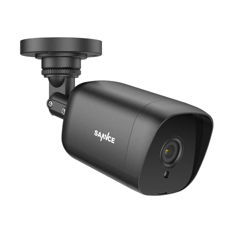 5MP Full HD Bullet Überwachungskamera, kabelgebunden, Rund-um-die-Uhr-Überwachung, 100ft Nachtsicht, IP66 Wasserdicht, Schwarz