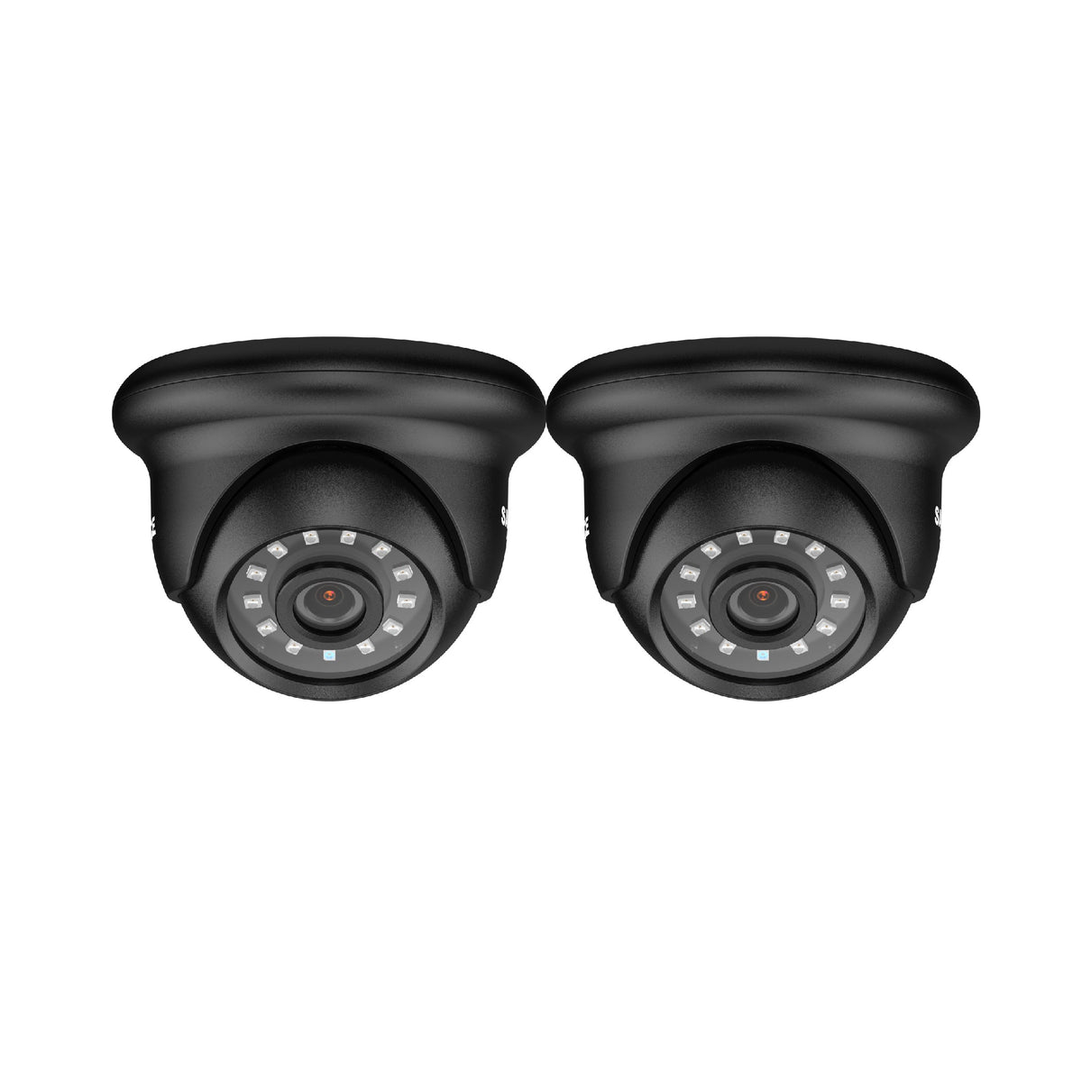Zertifiziert aufgearbeitet 2 Stück 1080P Full HD Innen/Außen Überwachungskamera, 100ft Nachtsicht, Ultra-Weitwinkel, Digitales WDR & DNR, IP66 Wasserdicht (Bullet/Turret Kamera)