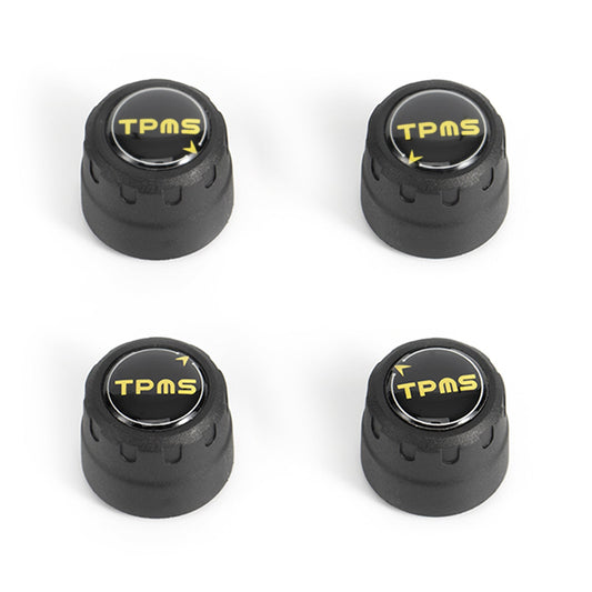 Reifendrucküberwachungssystem, Bluetooth 5.0, 5 Alarmmodi, 4 externe TPMS-Sensoren, Unterstützung für iOS und Android, Echtzeit-Erkennung von Druck und Temperatur, einfach zu installieren