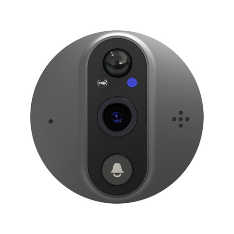Smart Video Doorbell, 1080p HD Resolution, 6400mAh Battery Powered, Infrared Night Vision, PIR Motion Detection, 2-Way Audio, Support TF Card & Cloud Storage