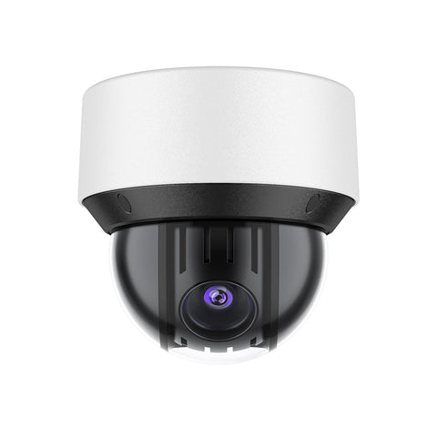 4MP 25X Optical Zoom Outdoor PoE PTZ High Speed Dome Camera, IK10 Vandal-Resistant, 4.8-12 mm Lens, 164 ft Color Night Vision, Intelligent Behavior Analysis, AI Detection