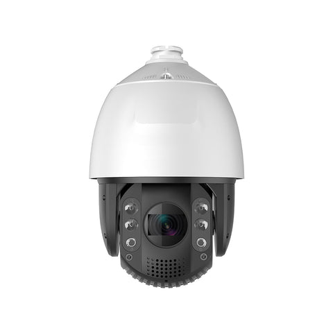 4K 25X Optischer Zoom PoE PTZ Dome Überwachungskamera, IK10 Vandalismusgeschützt, 5.9-147.5 mm Objektiv, Intelligente Erkennung, 660 ft Farb Nachtsicht, Audio & Visueller Alarm
