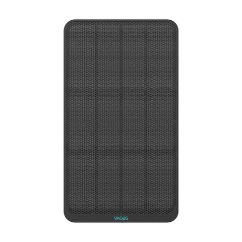 Solar Panel Compatible with Vacos Camera/SE Outdoor Indoor Security Camera, Waterproof Power Continuously, 13ft/4m Cable