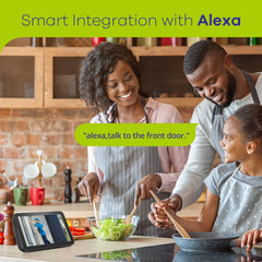 WLAN 3MP 10CH Überwachungskamera Set für Außen,  Audioaufnahme, IP66 Wasserdicht, KI-Personenerkennung, Alexa Unterstützung (4x3MP IP Bullet-Kamera und 8MP 10CH NVR)