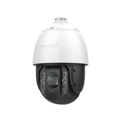 4K 25X Optischer Zoom PoE PTZ Dome Überwachungskamera, IK10 Vandalismusgeschützt, 5.9-147.5 mm Objektiv, Intelligente Erkennung, 660 ft Farb Nachtsicht, Audio & Visueller Alarm