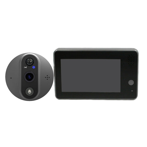 Smart Video Doorbell, 1080p HD Resolution, 6400mAh Battery Powered, Infrared Night Vision, PIR Motion Detection, 2-Way Audio, Support TF Card & Cloud Storage