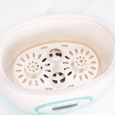 Baby Bottle Warmer Fits 2 Bottles, Accurate Temperature Control with Defrost, Sterilizing, Keeping, Heat Baby Food Jars, and Boiled Food Like Eggs Function and Auto Shut Off