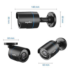 Zertifiziert überholt 1080P Bullet Überwachungskamera, 4-in-1-Kompatibilität für AHD / TVI / CVI / CVBS