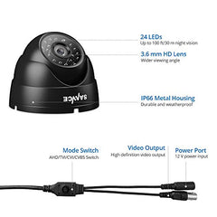 1080P Turret Überwachungskamera, 4-in-1-Kompatibilität für AHD / TVI / CVI / CVBS