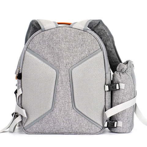 Picnic Backpack for 4 Person Set, with Insulated Bottle Holder, Large Capacity, for Beach, Park, Camping